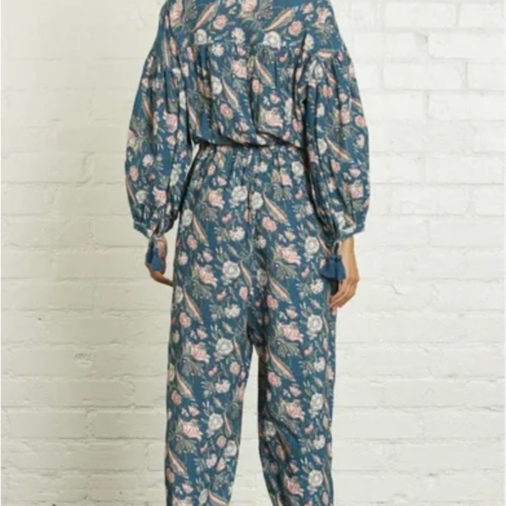 Anthropologie drA Messie Jumpsuit Medium Floral - Picture 3 of 4